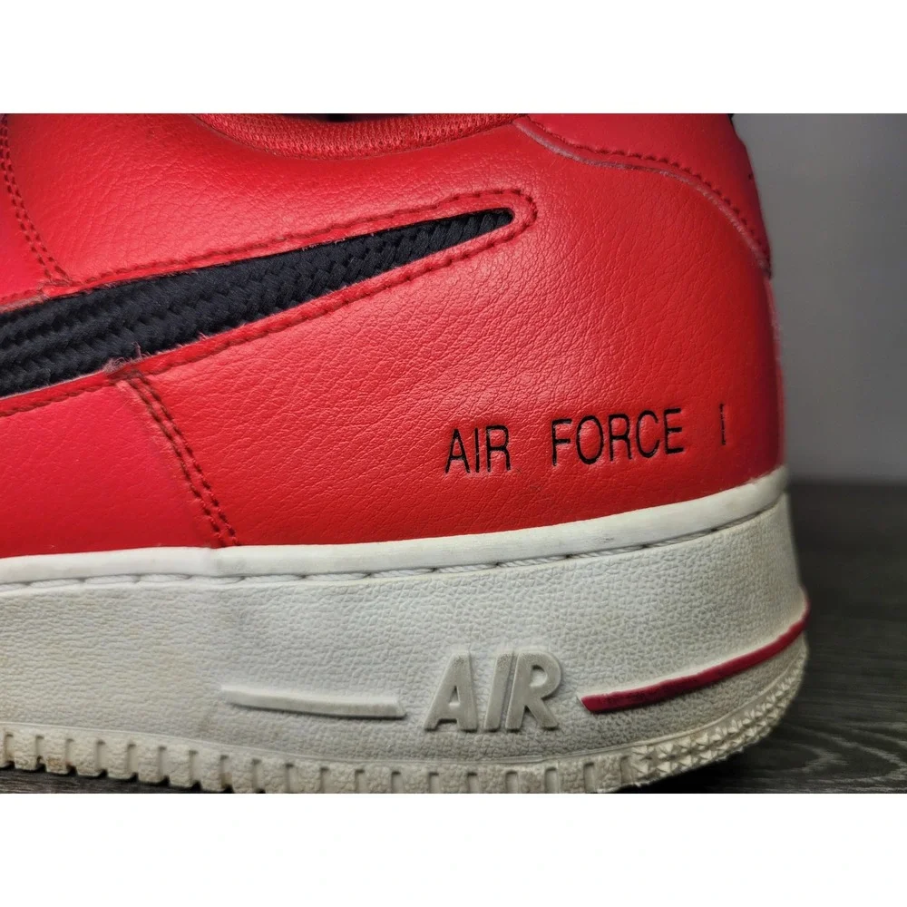 Nike Air Force 1 Low LV8 University Red Carbon Fiber Swoosh CZ7377-600 Men's 11
